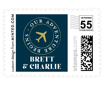 'A Classic Destination (D)' postage stamp