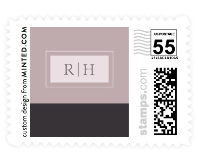 'Mod Block' wedding stamps