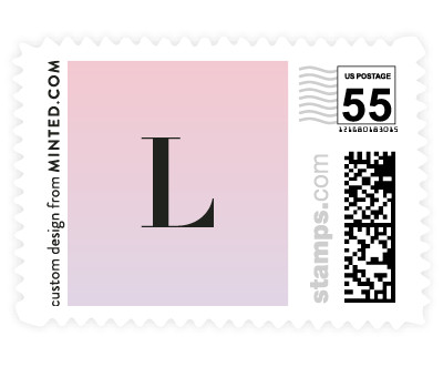 'Gilded Rose Garden (B)' wedding postage