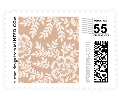 'Leaves And Kraft' postage stamps