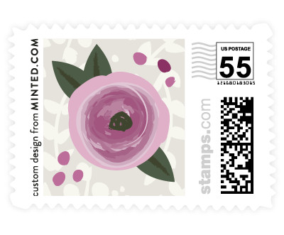 'English Floral Garden (B)' postage stamps