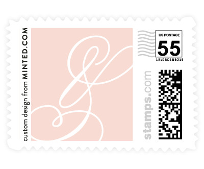 'Fresh Monogram (D)' wedding stamps