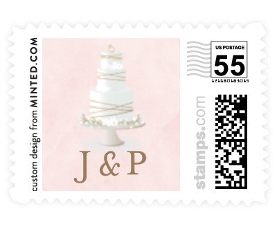 'Modern Bohemian Cake (B)' stamp design