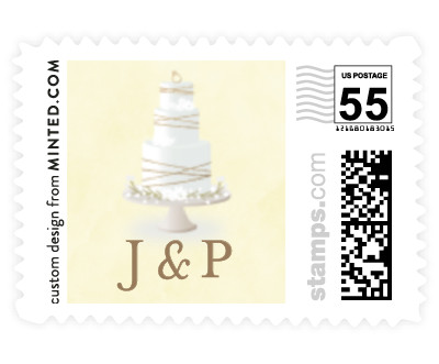 'Modern Bohemian Cake (C)' postage stamps