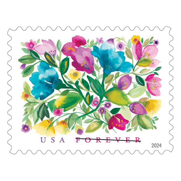 Forever Celebration Blooms Stamp