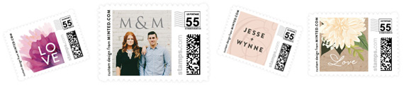 Examples of Custom Wedding Stamps