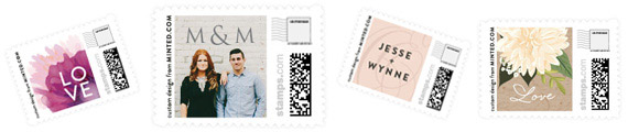 Examples of Custom Wedding Stamps