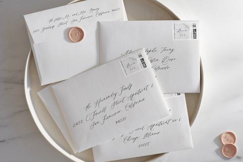 Stamps and Surcharges for Non machineable Mail Wedding Stamps