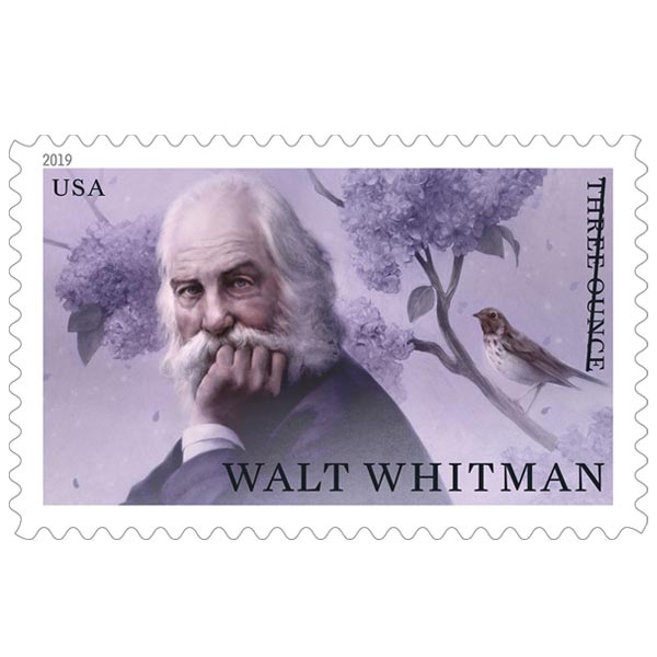 Walt Whitman Three Ounce Stamp